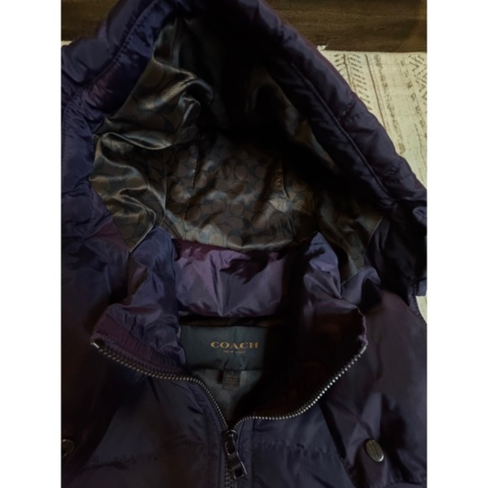 Coach Down Puffer Parka Jacket Women's Small NWT Designer Luxury Outdoor - Picture 7 of 13